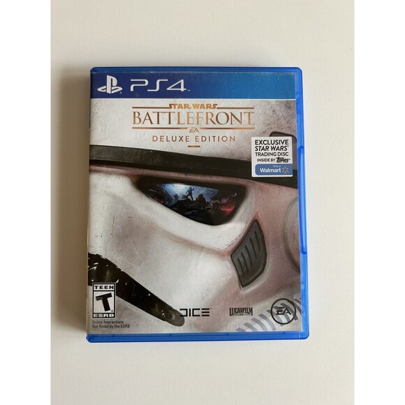 Star Wars Battlefront Deluxe Edition W/ Trading Disc PS4 PlayStation 4 - Picture 1 of 5